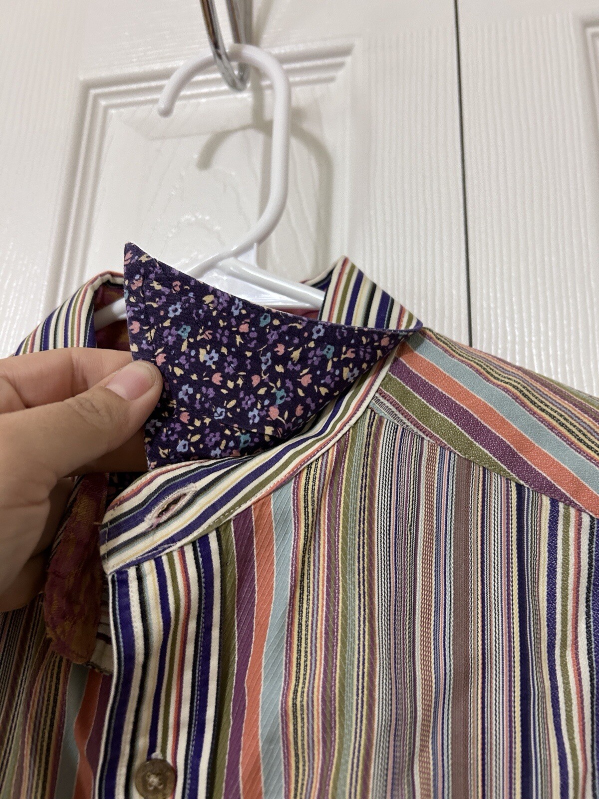 Robert Graham Collared Button Down Striped Long S… - image 7