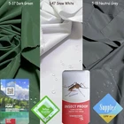 Supplex® Cotton-like Nylon Fabric DWR ECO Teflon UPF40+ Anti-Bacterial Bug Proof
