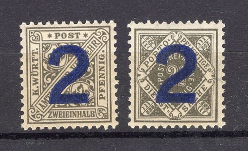 Württemberg 133+257 LUXURY** MNH Mint (y74859)