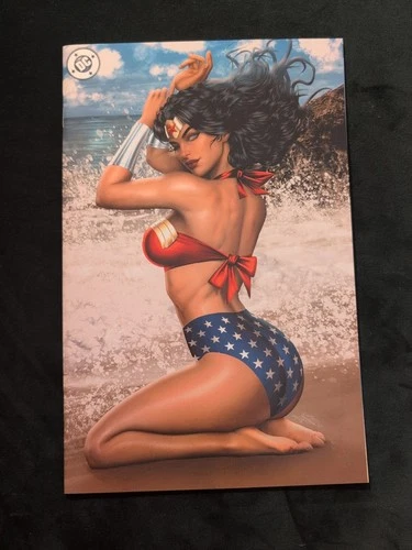 GNORTS SWIMSUIT EDITION #1 VIRGIN ARIEL DIAZ WONDER WOMAN  EXCLUSIVE