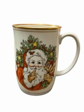 Vintage 1978 Fitz & Floyd St. Nicholas Mug Santa Christmas Choose Amount Up To 6