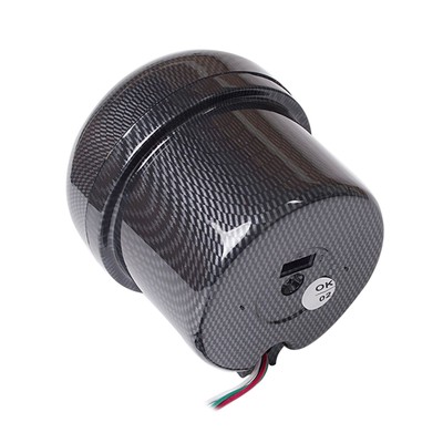 3.75'' Auto Car Race Gauge White Light Speed Meter Carbon Fibre Tachometer 0-800