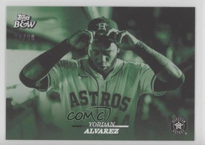 2024 Topps Black & White Green 20/99 Yordan Alvarez #29 0e4z