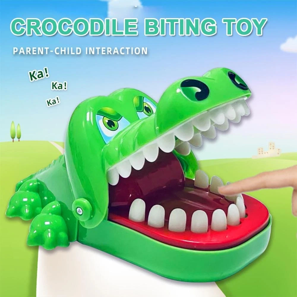 Jeu Crocodile Mordeur – Jouet à Dents Aléatoires, En ABS, Forme Mignonne, Pour Famille Et Fêtes, Dès 3 Ans