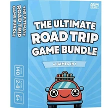 NEW The Ultimate Road Trip Game Bundle, 4-in-1 Travel Game and Car Game