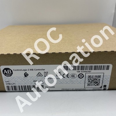2024 New Sealed Allen Bradley 1756-L71 /B ControlLogix Logix5571 2MB Processor
