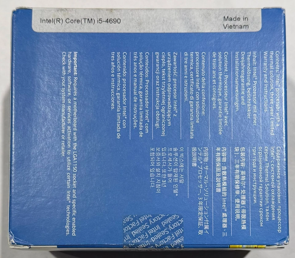 Intel BX80646I54690 SR1QH Core i5-4690 Processor 6M Cache, up to 3.90 GHz NEW - Image 3 of 4