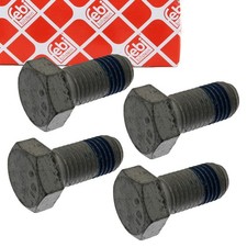 4x febi Schraube Bremssattel M12x1,5mm für MERCEDES-BENZ SMART vorne 1684210071