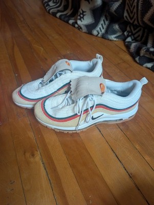 Nike Air Max 97 SE Golf White Red Green Size US 10.5 Near Mint With Box