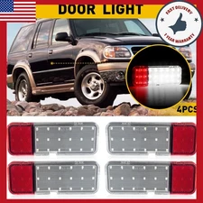 4PCS FOR 1997-2002 Ford Expedition Interior Door Courtesy Entry Light Lens 27LED
