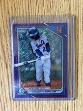 2024 Bowman Draft Heriberto Rincon 1st Bowman Purple Shimmer #'d /250 Mets