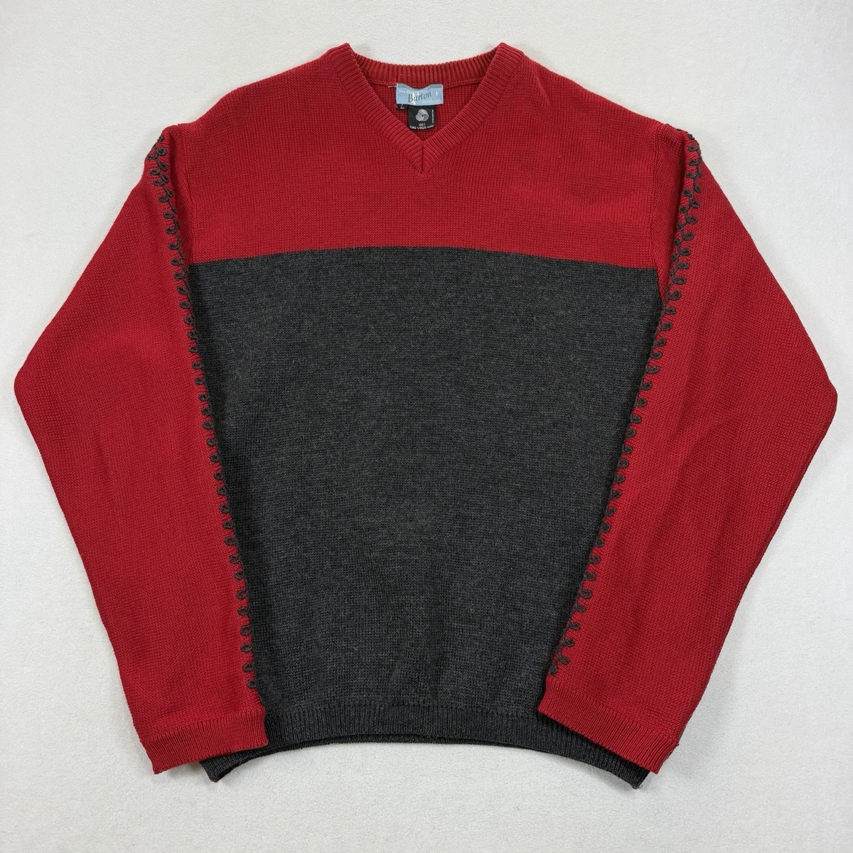 80s Burton バートン クラシックセーター ウール スノーボード Burton Men's Sweaters for sale - eBay