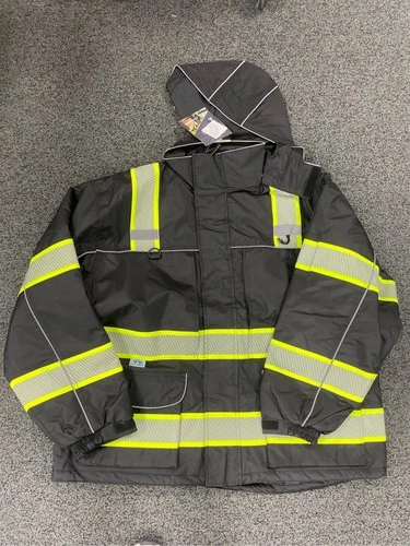 Pyramex RPB35 Series Teflon Coated Waterproof Black Parka ANSI Type O Class 1 - product listing photo