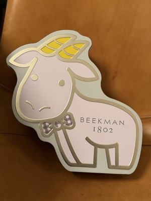 Beekman 1802 GOAT Metal Gift Tin Makeup Storage Box Decorative Collectible