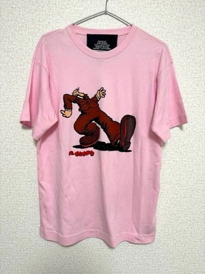 MARC JACOBS x Robert Crumb Mr Natural T Shirt Pink Redux Grunge XS Collab