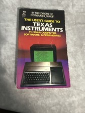 The User's Guide Texas Instruments TI-99/4A Computer Software Peripherals Pocket