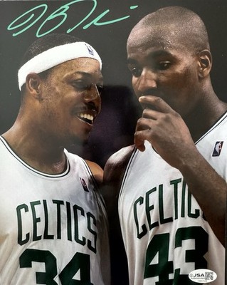 Kendrick Perkins autographed signed 8x10 photo NBA Boston Celtics JSA COA