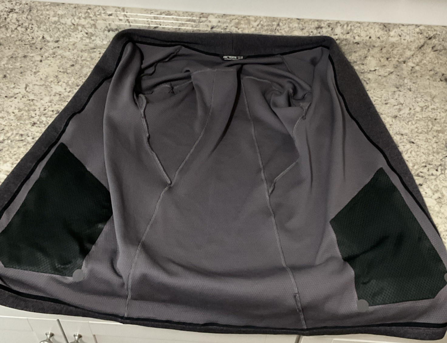 ARC'TERYX Arcteryx donna Laina cardigan aperto davanti spolverino maglione giacca XS grigio us intime ottimeioni