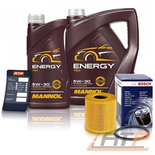 BOSCH &Ouml;LFILTER + 6l 5W-30 F&Uuml;R PEUGEOT 1007 206 208 307 308 407 508 PARTNER VOLVO