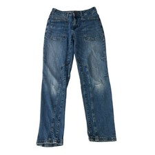 Anthropologie Pilcro Wanderer Mid-Rise RelaxedJeans Sz 27 Women's Blue Denim