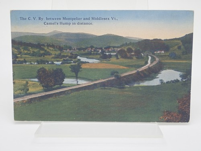 #ad #ad The CV Ry Between Montpelier and Middlesex Vermont Vintage Postcard $11.99
