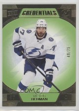 2022-23 Upper Deck Credentials Neon Green 49/75 Victor Hedman #79 1h7u