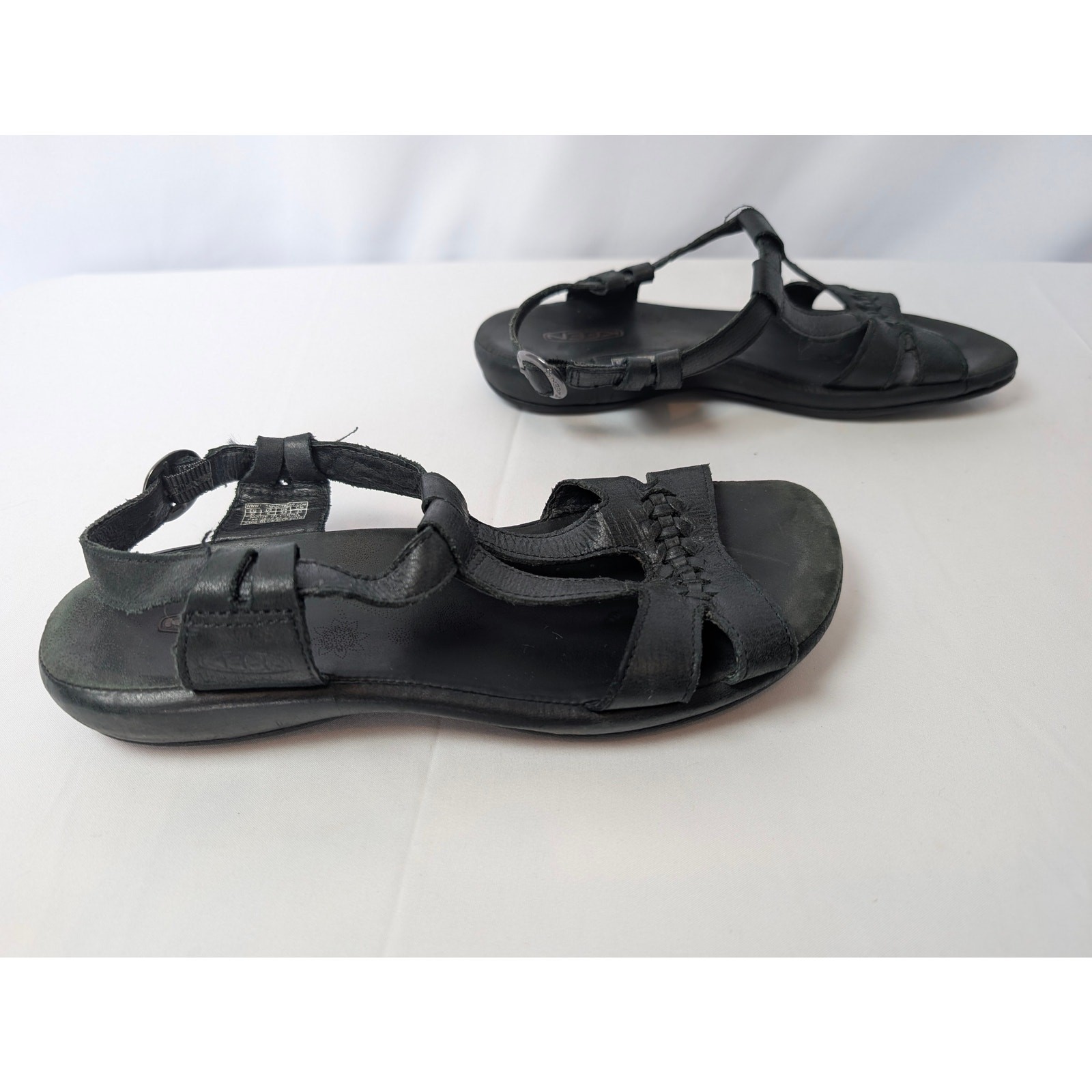 Sandali Keen Emerald City donna 6 gladiatore pelle nero