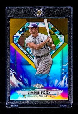 Jimmie Foxx RARE REFRACTOR PRIZM INVESTMENT CARD Philadelphia Athletics SSP