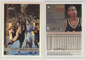 1997-98 Topps Chrome Refractor Reggie Miller #24 HOF