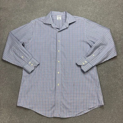 Chemise Brooks Brothers adulte grand violet régent sans fer Supima Preppy homme - Photo 1/4