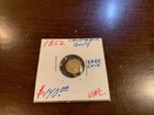 1852 California Gold Indian Head Octagonal 1/2 Token/Coin: with Bear on Back