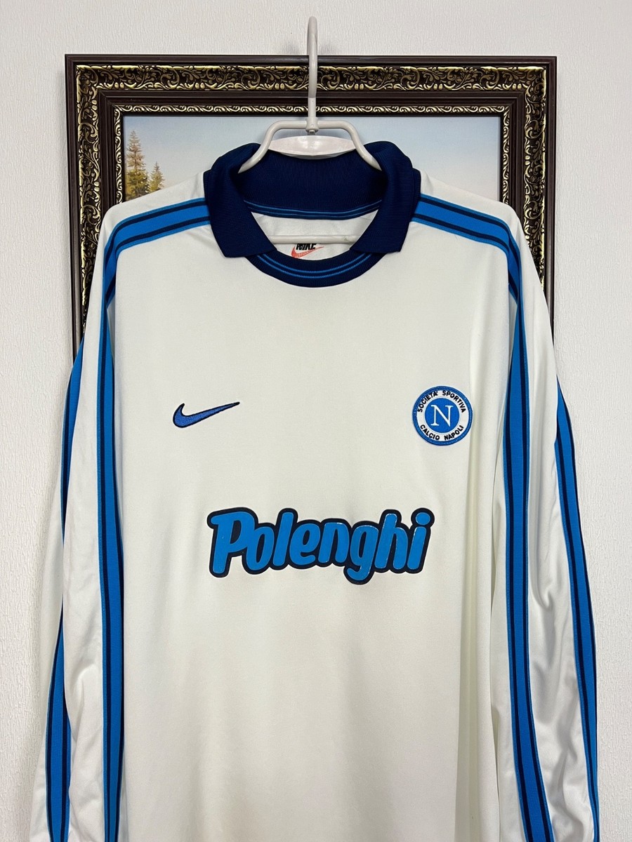 Napoli Away football shirt 1998 Soccer Nike Long Sleeve Maglia