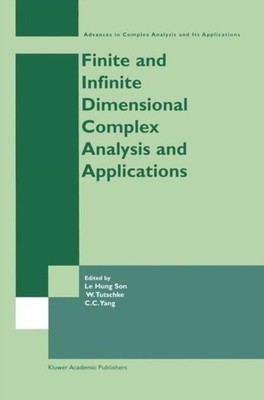 Le Hung Son - Finite or Infinite Dimensional Complex Analysis and Appl - X555z