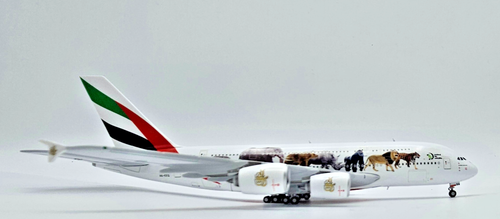 Emirates Airbus A380-800 GeminiJets 1/400 Wildlife Limox 1663 Reg A6-EEQ - Photo 9 sur 13