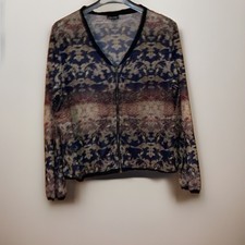 Cropped Sheer Athletic-style Zip Jacket Size 1x Vintage Y2k Euc