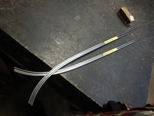 PAIR 59 60 STUDEBAKER LARK Rear Quarter Panel Moldings Trim 2DR HARDTOP SEDAN - Picture 7 of 8