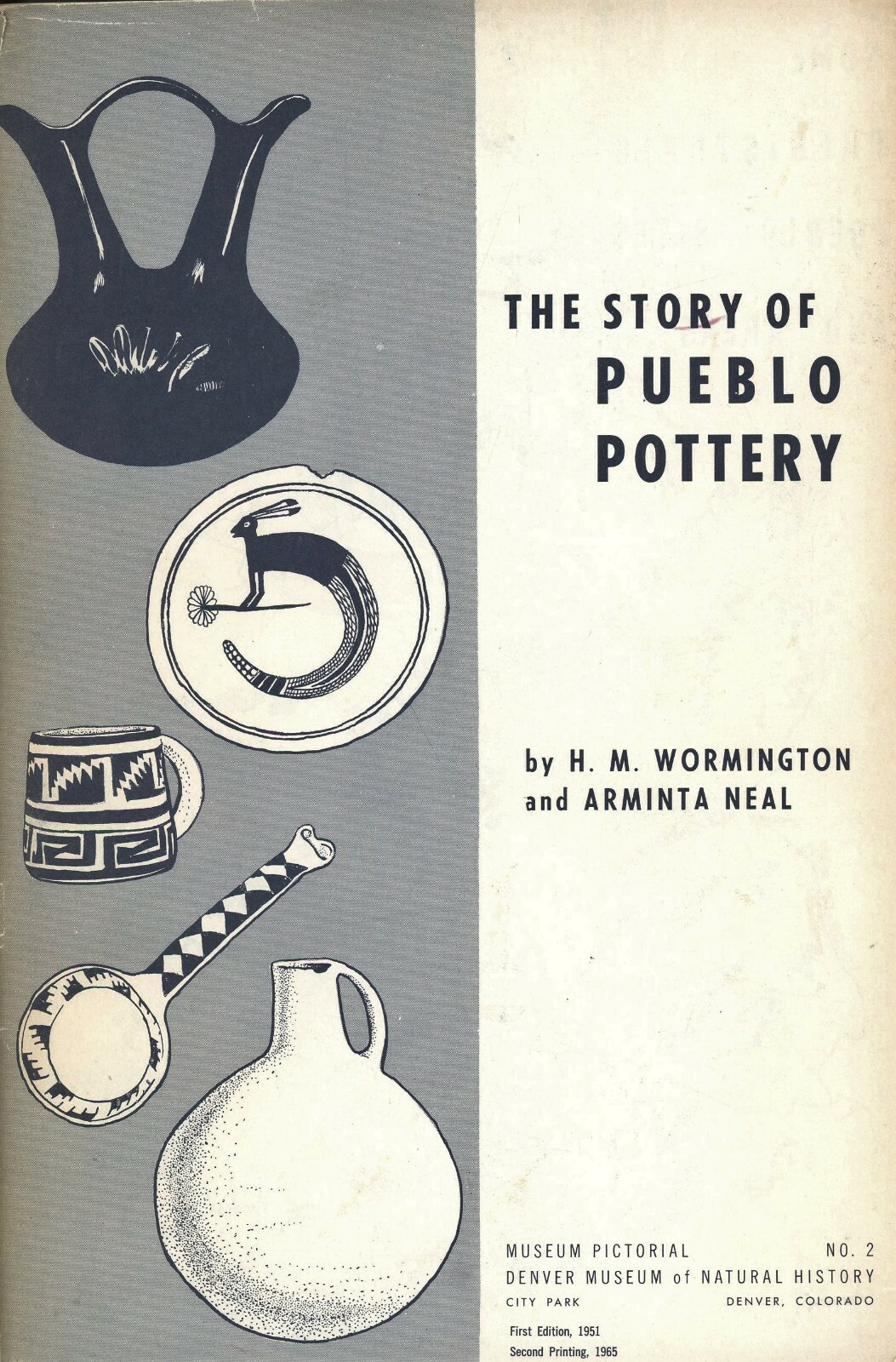 American Pueblo Indian Pottery - History Types Makers Dates / Illustrated Book