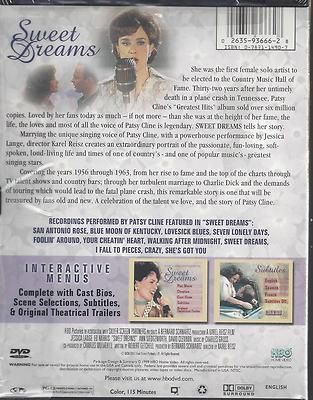 SWEET DREAMS THE STORY OF PATSY CLINE Jessica Lange Ed Harris
