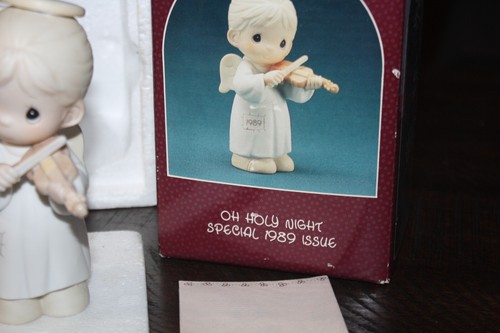 Pre Owned Special Issue Precious Moments 1989 Oh Holy Night Ornament #522546 - Picture 3 of 4