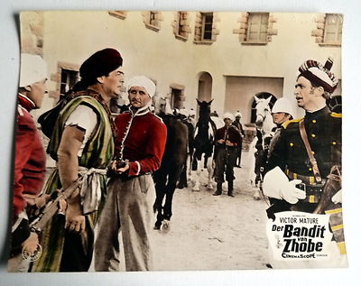 BANDIT VON ZHOBE * VICTOR MATURE - EA-AUSHANGFOTO #13 - German L C 1957 AHF