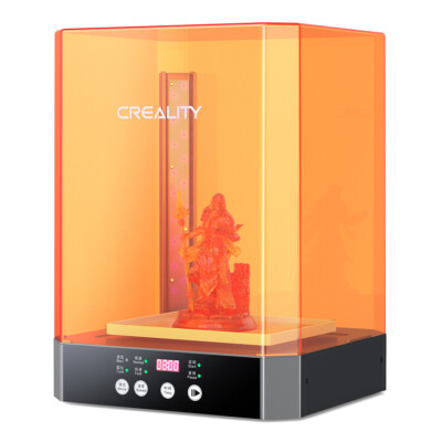 Creality UW-03 Large Size Cure and Wash Station: 2-in-1 for Resin 3D Printers