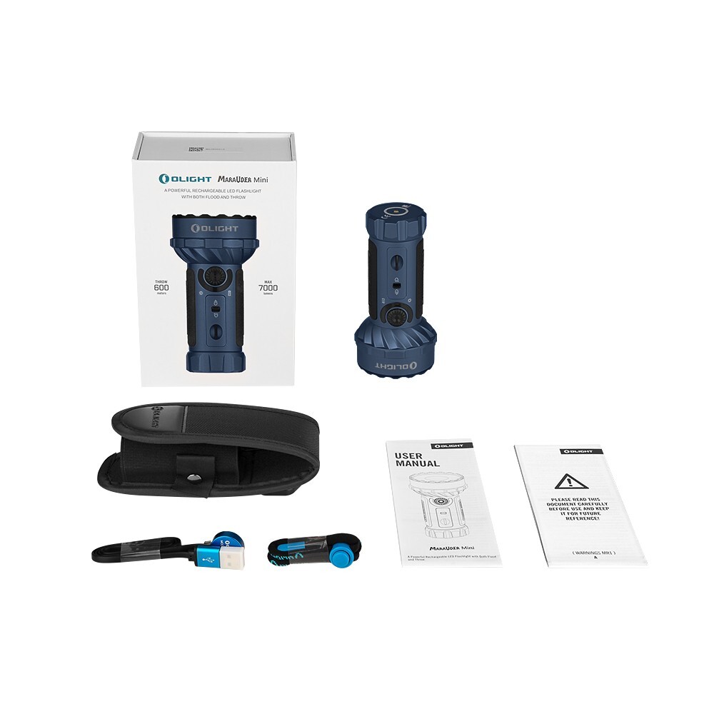 ⭐️新品未開封⭐️ Olight Marauder Mini ネイビーブルー Olight Marauder Mini Midnight Blue Rechargeable LED