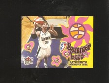 katie smith 2002 ultra wnba summer love,insert,ohio state,big-10,lancaster,lynx