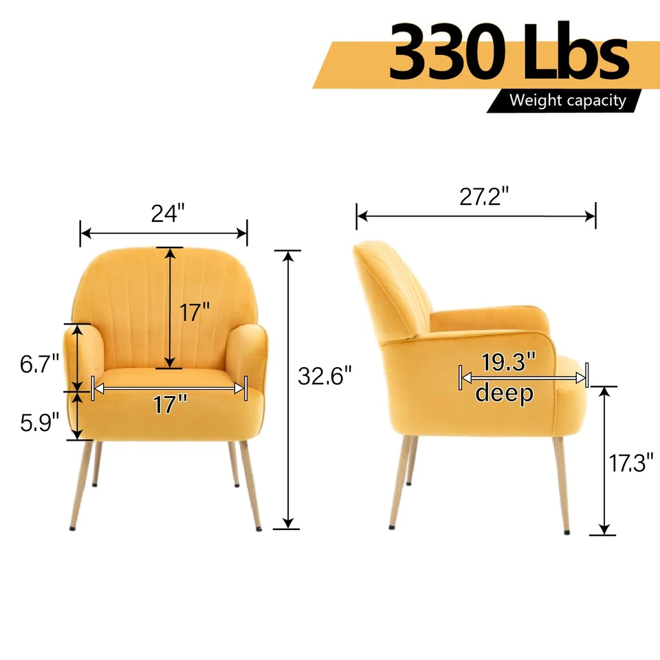 Silla de terciopelo moderna tapizada para dormitorio salón Foto 3 de 4