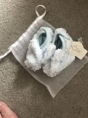 blue bunny slippers