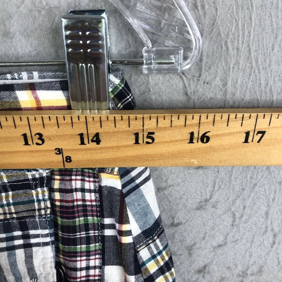 Falda Carol de Colección para Mujer 6 Azul Blanco Madrás Cuadros Retazos Golf Preppy Foto 4 de 4