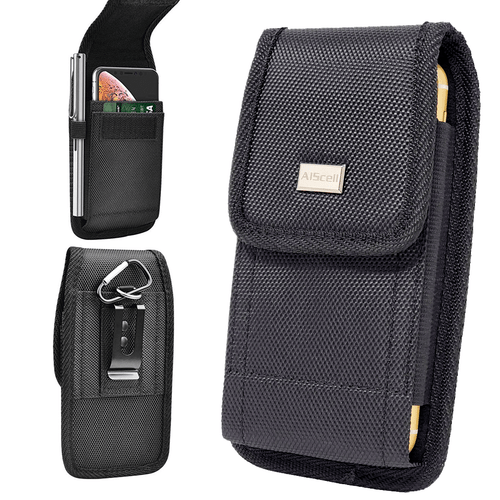 Cell Phone Holster Rugged Carrying Case Wallet Pouch w/ Metal Belt Clip(3 sizes) - Picture 17 of 37