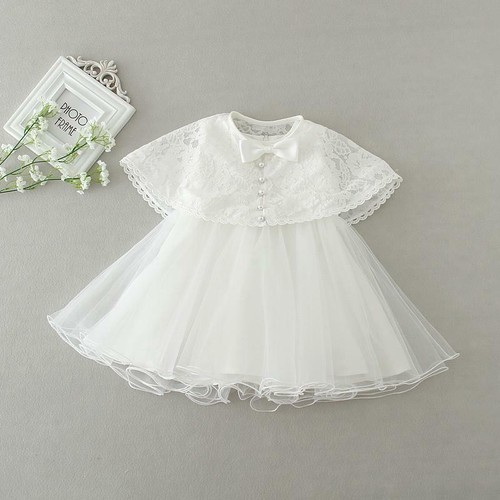 New Princess Baby Girl Christening Outfit Lace Party Dress Wedding Kids Clothes - Picture 7 of 12