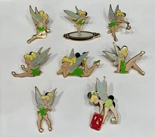 RARE 2008 LE 250 ~8 PIN SET Disney Shopping Exclusive TINKER BELL PIXIE POSES FS