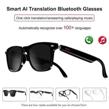 Smart AI Translation Glasses Languages Translation Bluetooth Headset Sunglasses